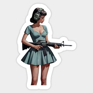 Tactical Girl Sticker